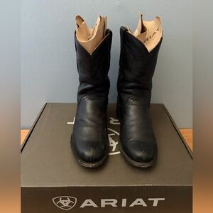 Ariat Midnight Leather Western Boots